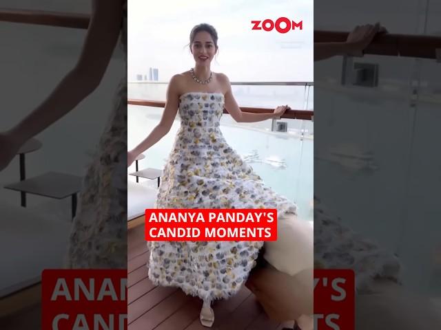 Ananya Panday's CANDID moments  #ananyapanday #shorts