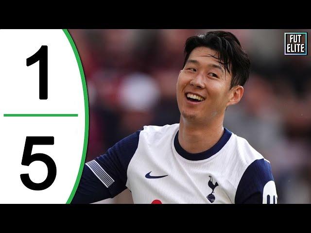 Hearts vs Tottenham Hotspur 1-5 Extended Highlights & Goals 2024