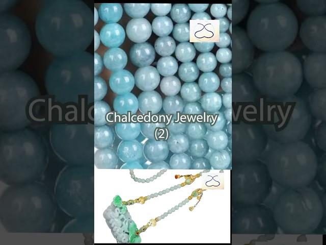 Chalcedony Jewelry (2) sesamegallery999.com #chalcedony #gems #jewelry #handmade #necklace #art