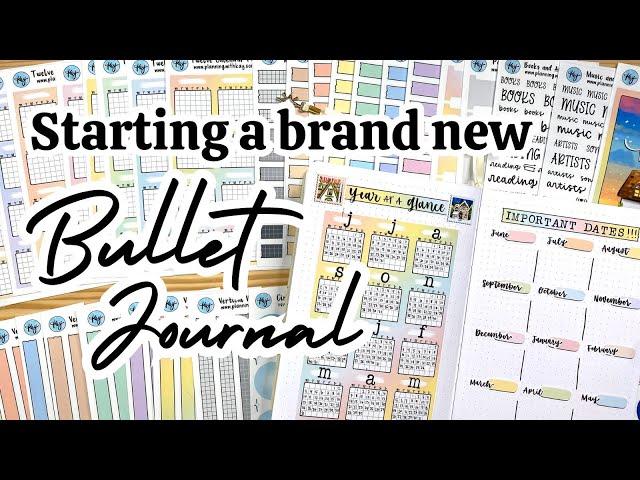 My NEW BULLET JOURNAL Setup! || Future Log and Other Essential Spreads