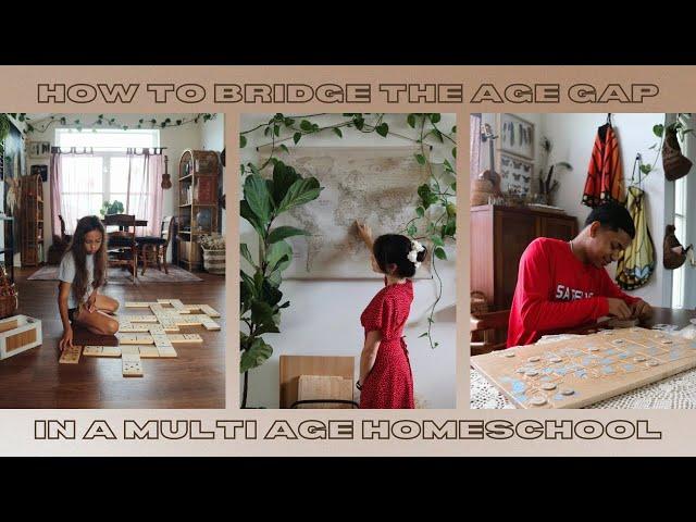 How I Homeschool Multiple Ages I Multi-Age Schoolhouse Concept I Large Homeschool Family