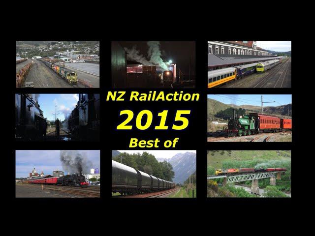 NZ RailAction - Best of 2015 (HD)