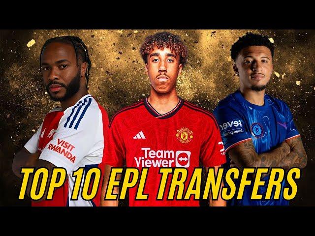 Top 10 summer transfer signings of the 2024/25 featuring Manchester united, Arsenal and Chelsea