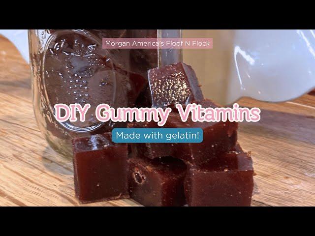 How to make your own Gummy Vitamins with Gelatin and Vitamin C Powder