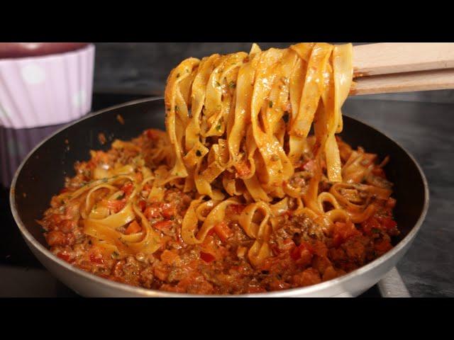 Dieses  REZEPT wird Sie verrückt machen️ Ich habe noch nie so leckere Pasta gegessen!