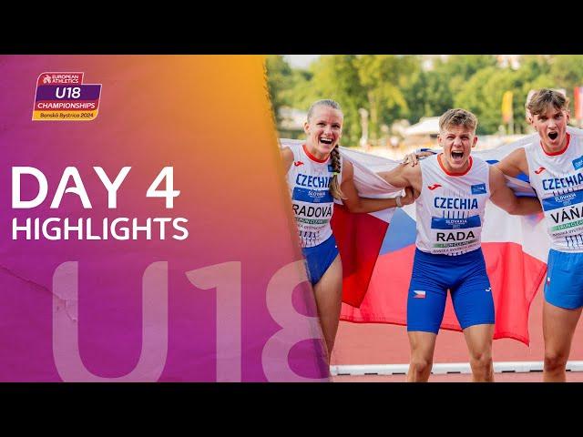 Day 4 Highlights | European Athletics U18 Championships | Banska Bystrica 2024