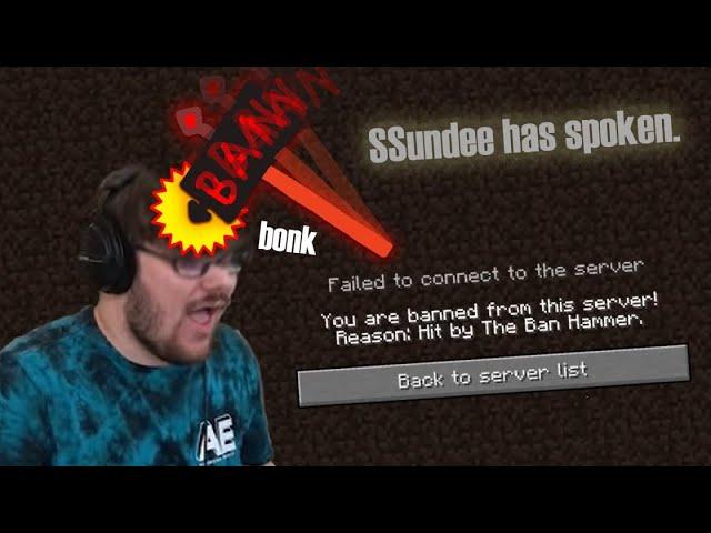 SSundee bans Biffle from Insane Craft