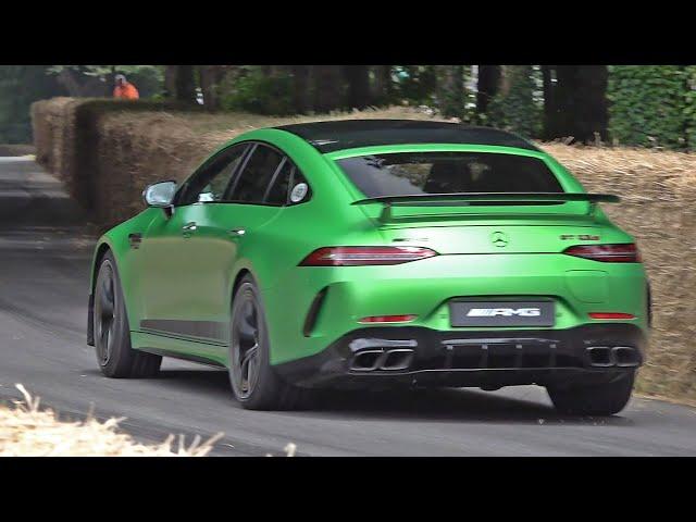 843HP Mercedes-AMG GT 63 S E-Performance - Acceleration Sounds, Fly By's @ Goodwood FOS!