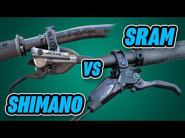 SRAM vs. Shimano Brakes (MTB Disc Brake Ultimate Comparison)