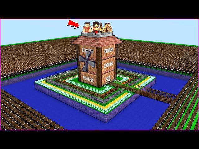 KEREM FAMILY'S SAFE HOUSE VS FAKIR'S ARMY!  - Minecraft