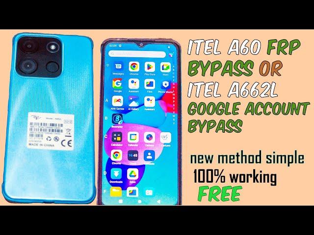 itel a60 Frp Bypass New method 2024 | Android 10/11/12/13 | New Security...