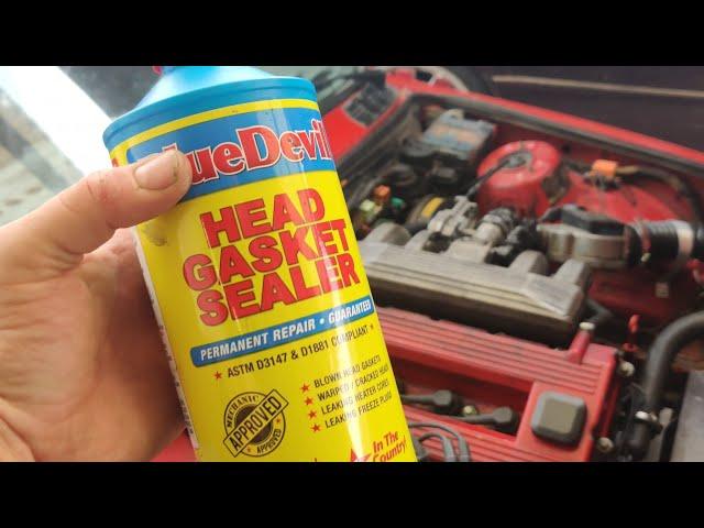 Bluedevil Head gasket sealer does it work: BMW 318i e30 test