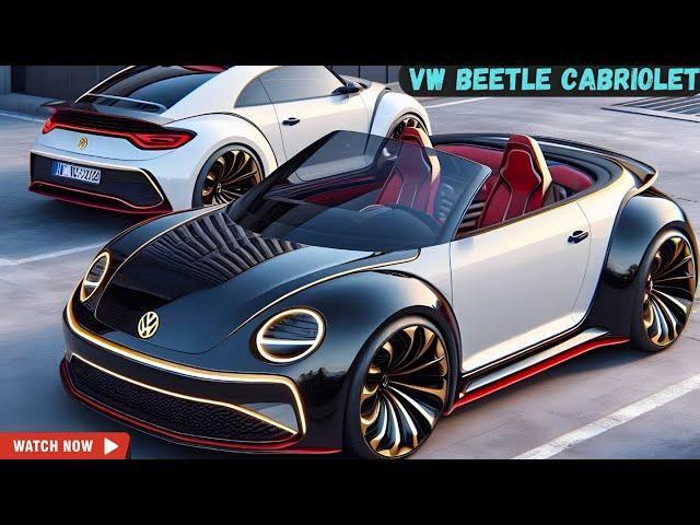 WOW AMAZING! 2025 VW Beetle Cabriolet is Back - With Modern Style?