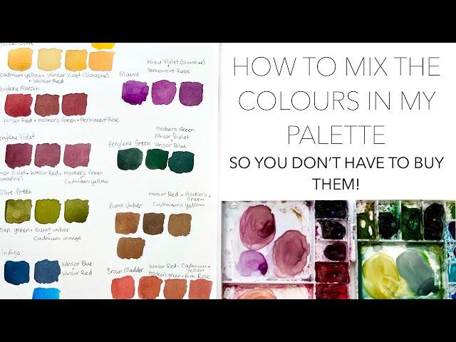 How To Mix Specific Paint Colours (So You Don't Have To Buy Them!)