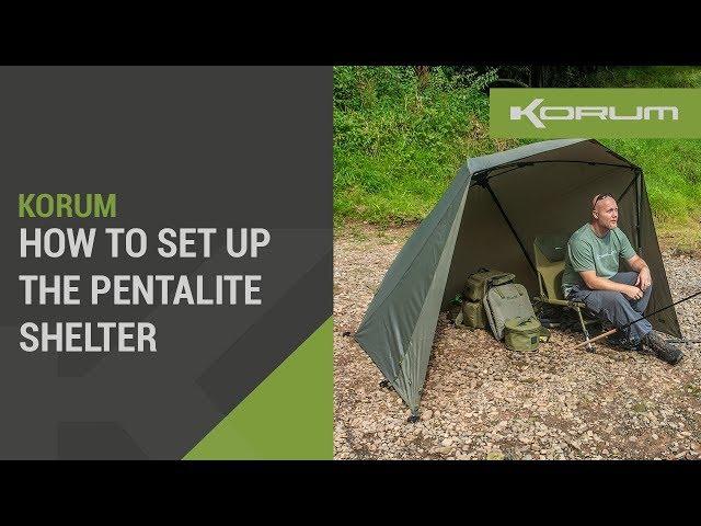 How to set up the Korum Pentalite Shelter