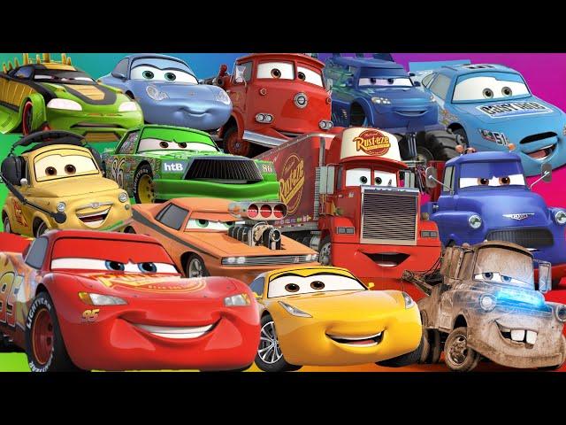 Looking For Disney Pixar Cars 3 Lightning Mcqueen, Hudson Hornet, Mack, Bobby Swift, Fillmore, Meter