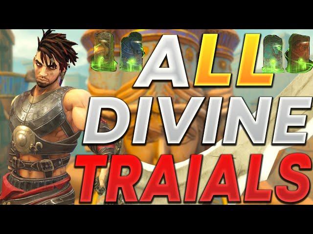 All Divine Trial Challenge Complete Prince Of Persia The Lost Crown