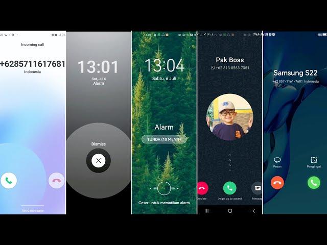 SAMSUNG S22/HUAWEI mate 20pro/SAMSUNG S20 FE/WhatsApp, alarm+incoming calls