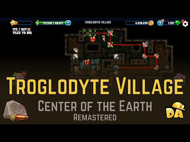 Troglodyte Village - #6 Center of the Earth Remastered - Diggy's Adventure