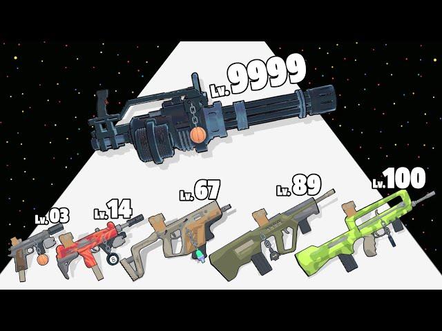 Gun Run Spin & Shoot - Level Up Gun Max Level Gameplay