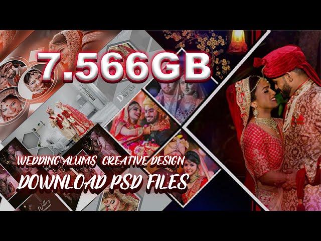 7+GB Best Wedding Album Designs In Psd Files | Noreen Greaphics |