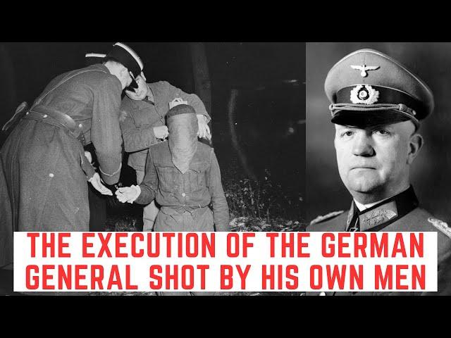 The Execution Of The German General Shot By His Own Men