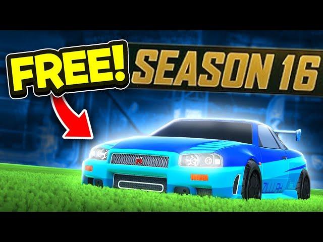 FREE NISSAN SKYLINE In Season 16! (ROCKET LEAGUE!)