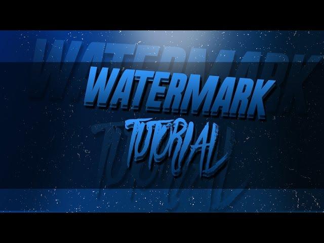 How To Make A Watermark In Photoshop -Saco Designs