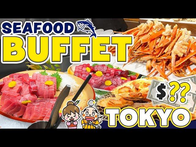 Tokyo All You Can Eat Seafood Buffet Restaurant in Toyosu / Japan Travel Tips