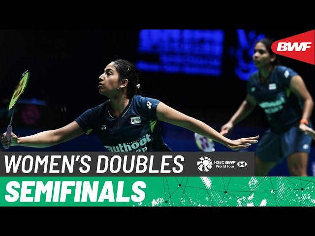 Macau Open Badminton 2024 | Hsieh/Hung (TPE) [8] vs. Jolly/Pullela (IND) [3] | SF