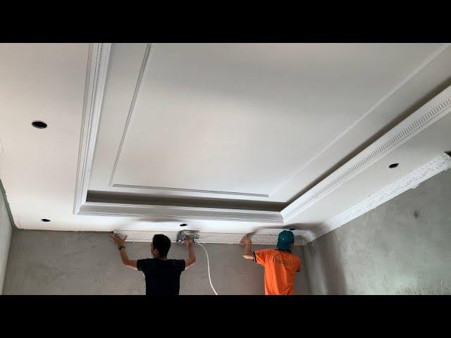 Professional Skills Installing Gypsum Boards On Bedroom Ceilings New Style Quickly And Firmly