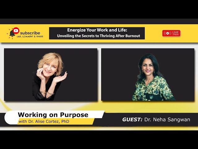 Energize Your Work and Life: Unveiling the Secrets to Thriving After Burnout (Working on Purpose)