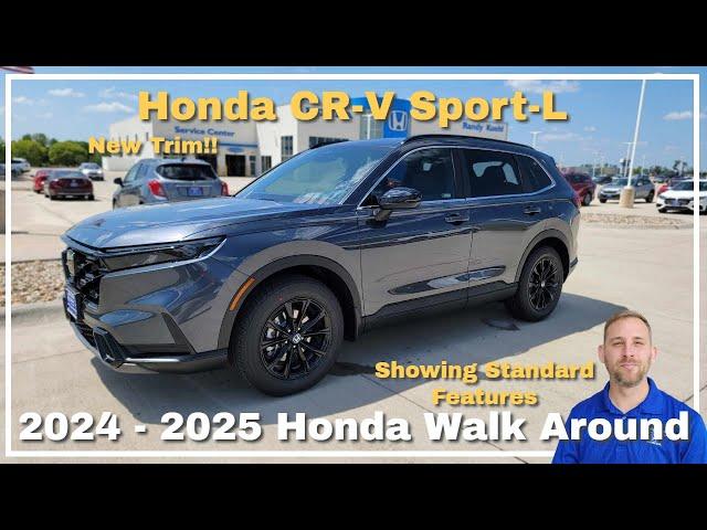 2024 - 2025 Honda CR-V Sport L Hybrid Walkaround Standard Features