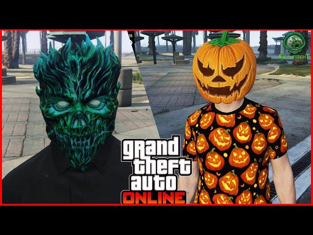 GTA Online Halloween Week Final Content Drop Confirmed! Green Flaming Mask & Rare Pumpkin Rewards 