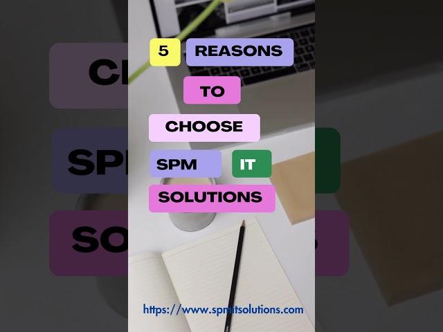 5 Reasons to choose SPMIT Solutions #education #jobsinhyderabad #softwaredeveloperjobs #bestcourse