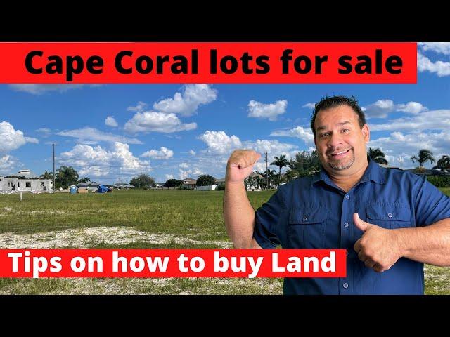 Land for sale in Cape Coral Florida