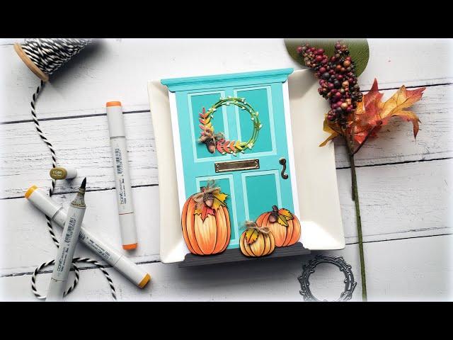 Fall Door Die Cut Decoration Card: Wedding Story Part 3