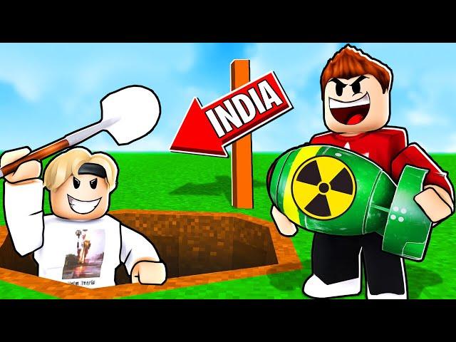 Wir GRABEN uns BIS NACH INDIEN in Roblox!