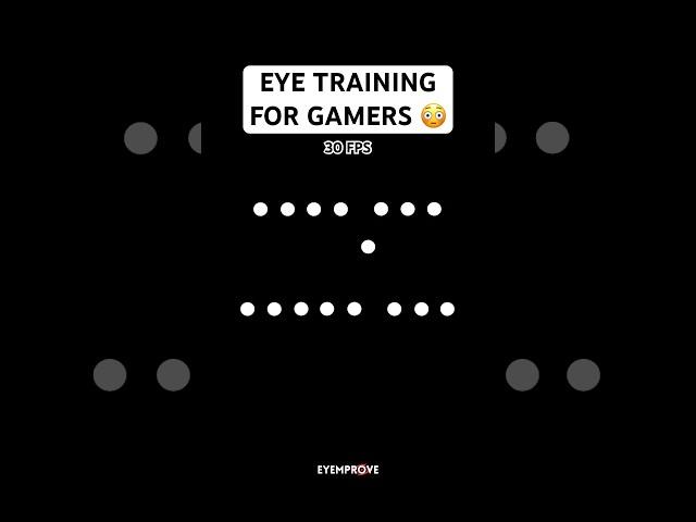 Get Better Aim with this 30 FPS Eye Training #gaming #shorts