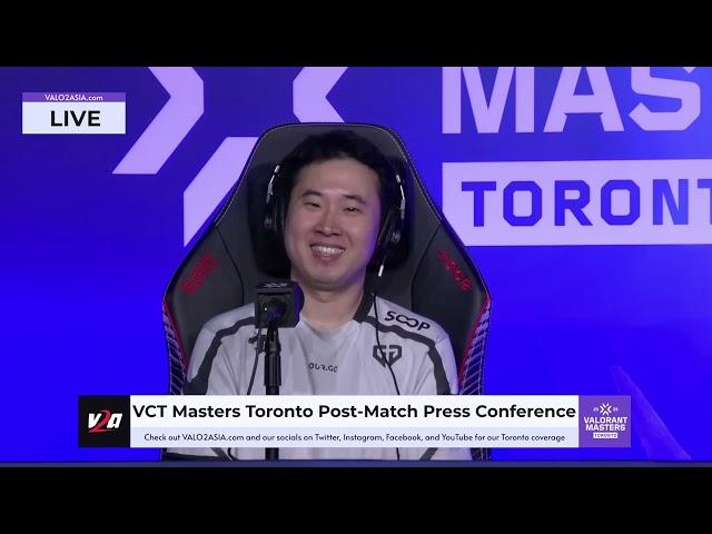 Gen.G (GEN vs. FNC) VCT Masters Toronto Post-Match Press Conference