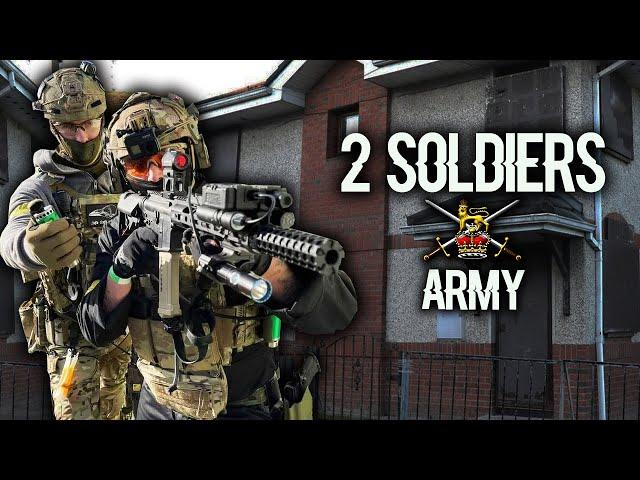 2 Ex British SOLDIERS Play Airsoft And Destroy EVERYONE!