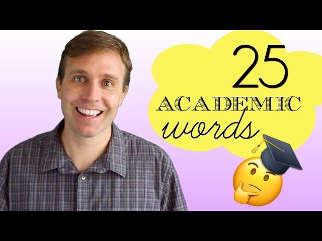 25 Academic English Words You Should Know | Perfect for University, IELTS, and TOEFL