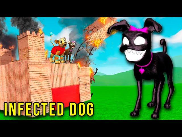Can INFECTED DOG Break into my Fort?! (*Gmod Sandbox*)