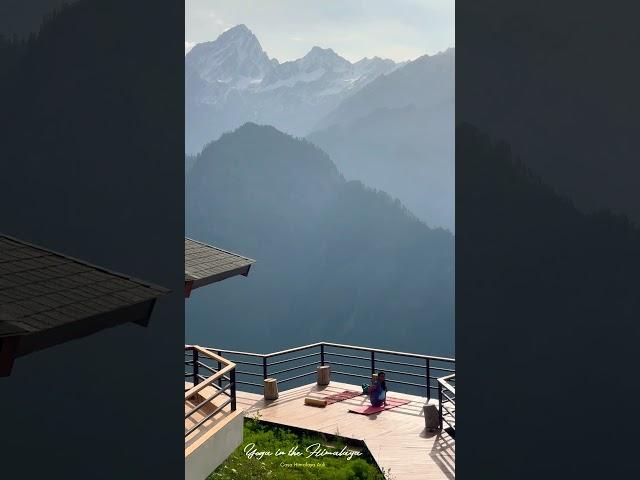 #subscribe Wellness Resort In Auli Uttarakhand ! Yoga in Auli Himalayas, #yogamusic #yoga #travel