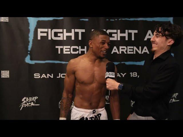 Fight Night At The Tech Post Fight Interview | Skyshun Jones Talks Staying Undefeated & Who's Next