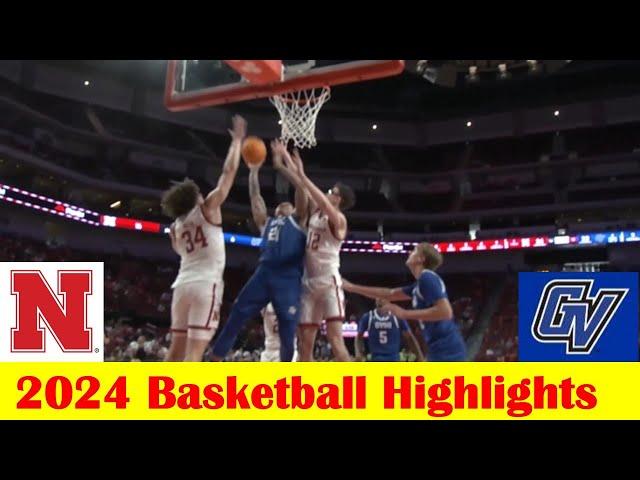 Grand Valley State vs Nebraska Basketball Game Highlights 10 27 2024