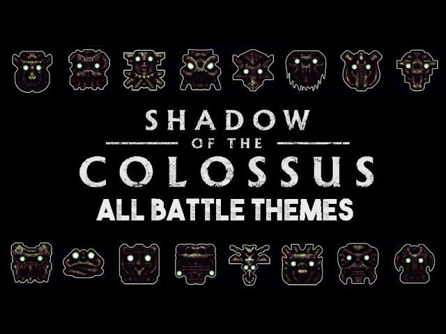 Shadow of the Colossus All Epic Battle Theme Songs Original OST