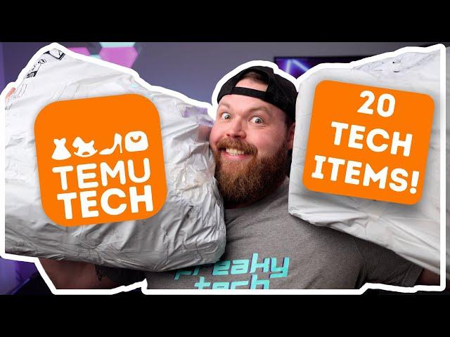 Actually Useful Temu Tech MEGA HAUL!! Part 4 - Gadgets, Tech, Gaming, EDC, & More!