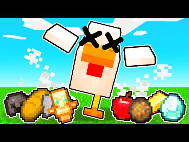 MINECRAFT pero MOBS = COSAS RANDOM!? 