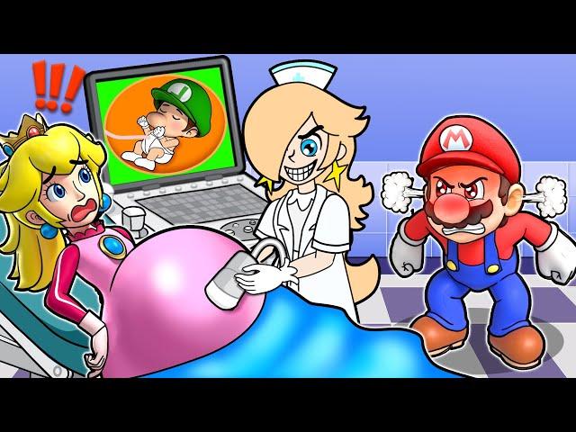 Peach Is Pregnant But The Baby Is Not Mario's? - Very Happy Story - Super Mario Bros Animation